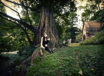 Kiera Monet (In Auburn Light) - 2012.09.01 - Mount Auburn Cemetery Cambridge, MA - Photo #0530 v3 | Darkwell Studios